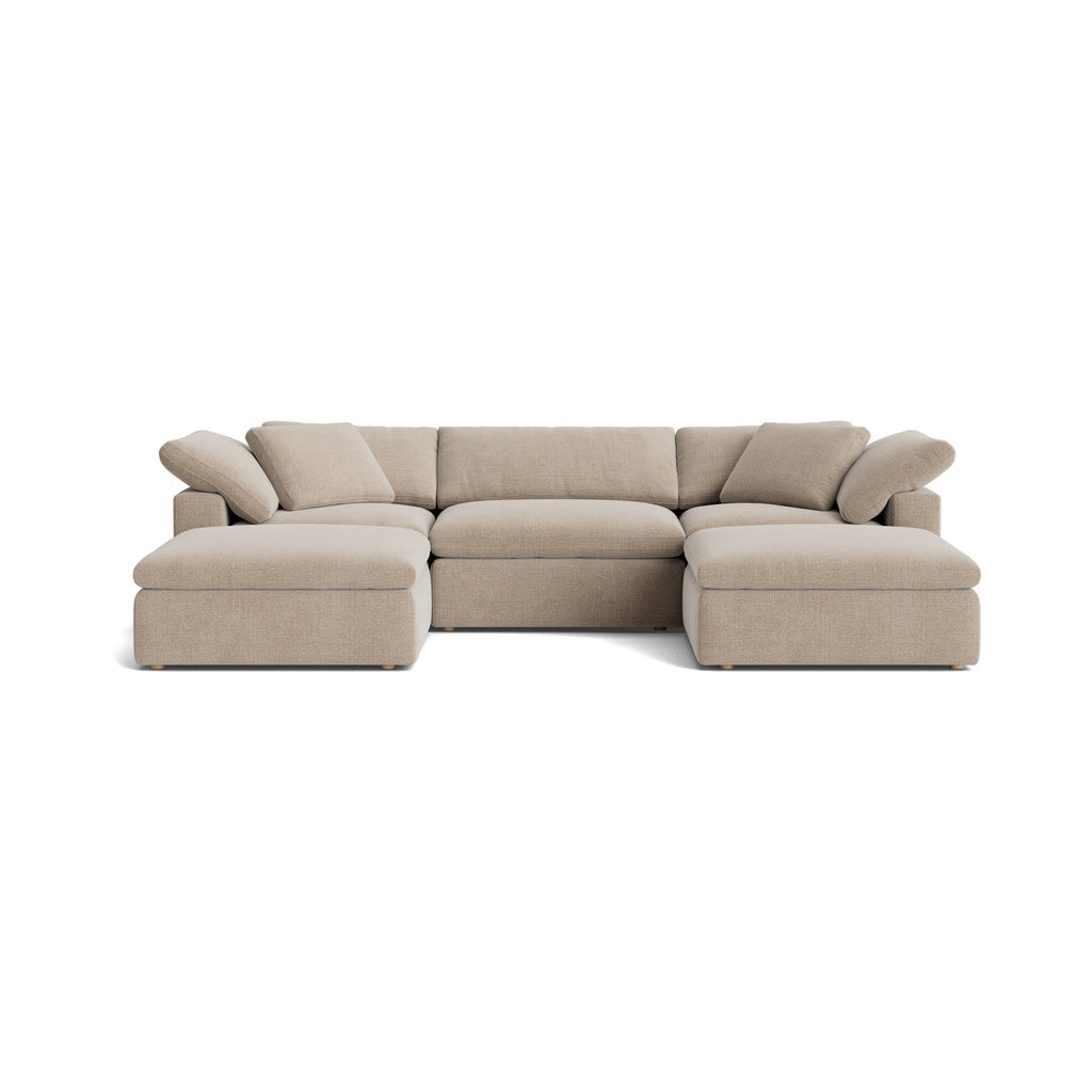 Movie Night™ Seccional modular en U de 5 piezas, grande, champán