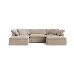 Movie Night™ Seccional modular en U de 5 piezas, grande, champán