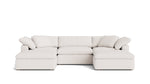 Movie Night™ Seccional modular en U de 5 piezas, grande, arcilla