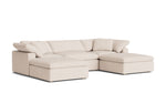 Movie Night™ Seccional modular en U de 5 piezas, grande, arcilla