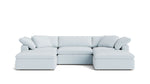 Movie Night™ Seccional modular en U de 5 piezas, grande, arcilla