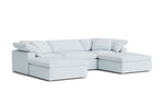 Movie Night™ Seccional modular en U de 5 piezas, grande, arcilla
