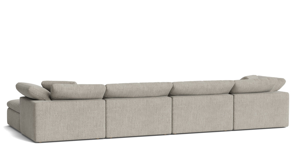 Movie Night™ Seccional modular en U de 6 piezas, grande, Brie