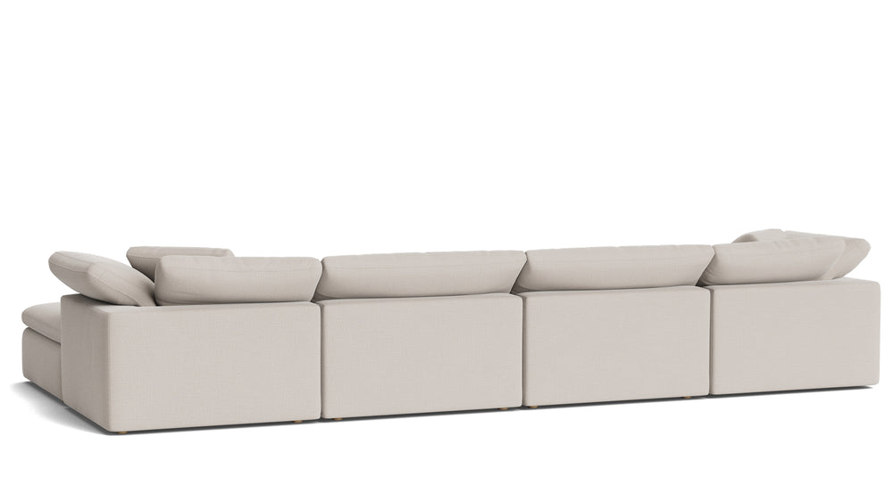 Movie Night™ Seccional modular en U de 6 piezas, grande, Brie