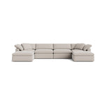 Movie Night™ Seccional modular en U de 6 piezas, grande, Brie