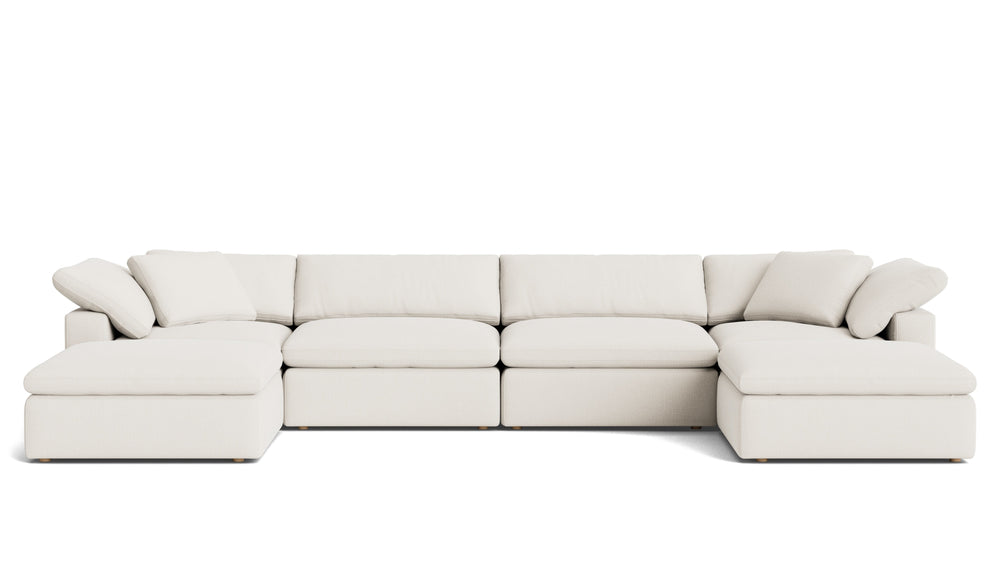 Movie Night™ Seccional modular en U de 6 piezas, grande, Brie
