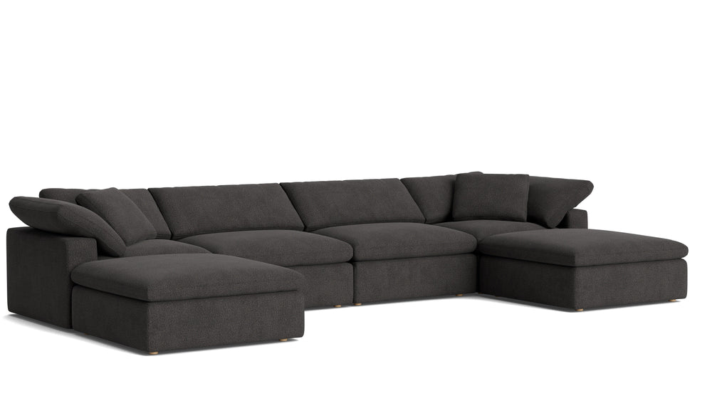 Movie Night™ Seccional modular en U de 6 piezas, grande, Brie