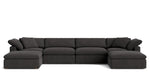 Movie Night™ Seccional modular en U de 6 piezas, grande, Brie