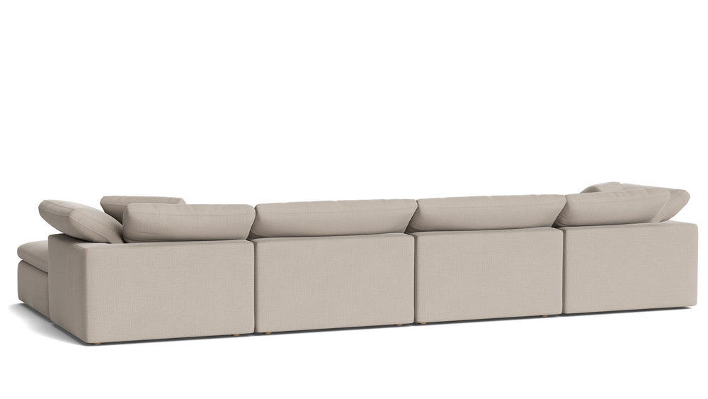Movie Night™ Seccional modular en U de 6 piezas, grande, Brie