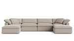 Movie Night™ Seccional modular en U de 6 piezas, grande, Brie