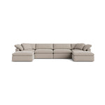 Movie Night™ Seccional modular en U de 6 piezas, grande, Brie