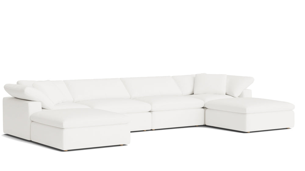Movie Night™ Seccional modular en U de 6 piezas, grande, Brie