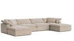 Movie Night™ Seccional modular en U de 6 piezas, grande, Brie
