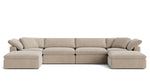 Movie Night™ Seccional modular en U de 6 piezas, grande, Brie