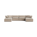 Movie Night™ Seccional modular en U de 6 piezas, grande, Brie