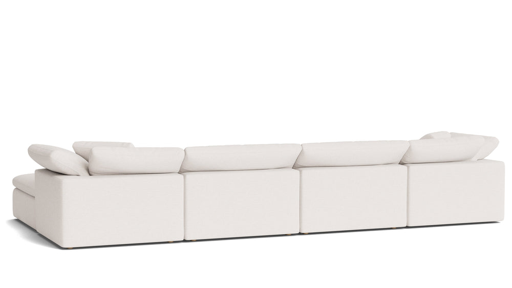 Movie Night™ Seccional modular en U de 6 piezas, grande, Brie