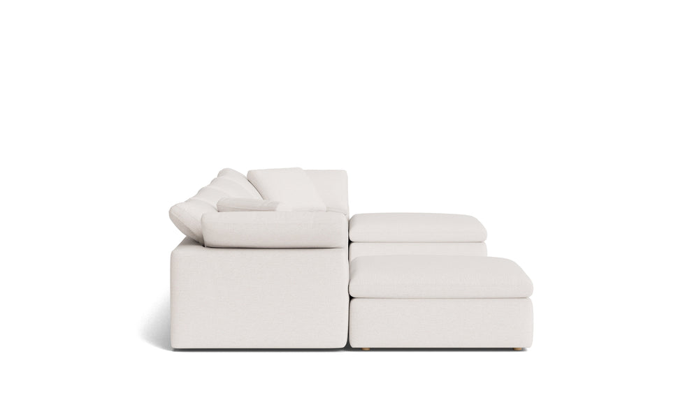 Movie Night™ Seccional modular en U de 6 piezas, grande, Brie
