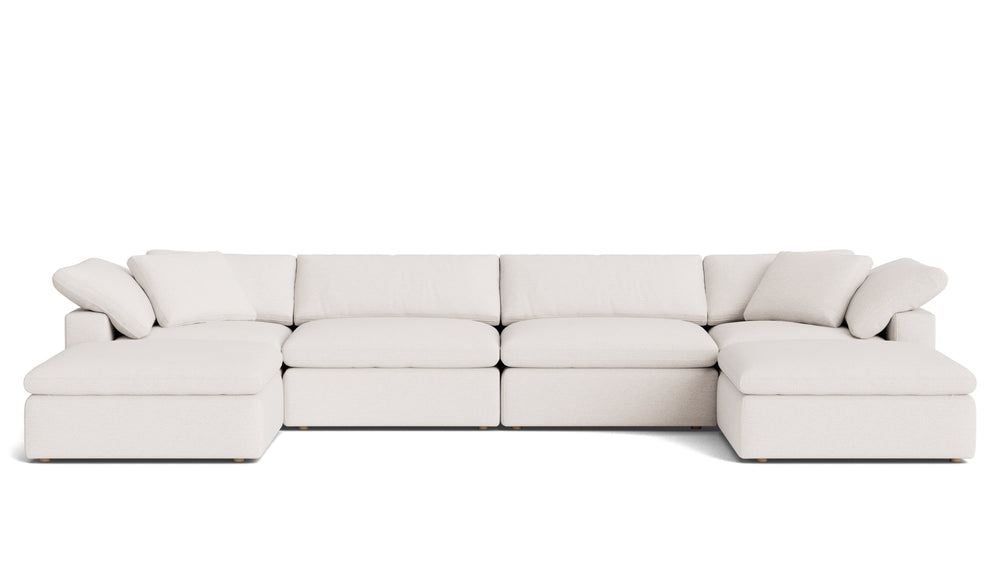 Movie Night™ Seccional modular en U de 6 piezas, grande, Brie