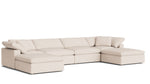 Movie Night™ Seccional modular en U de 6 piezas, grande, Brie