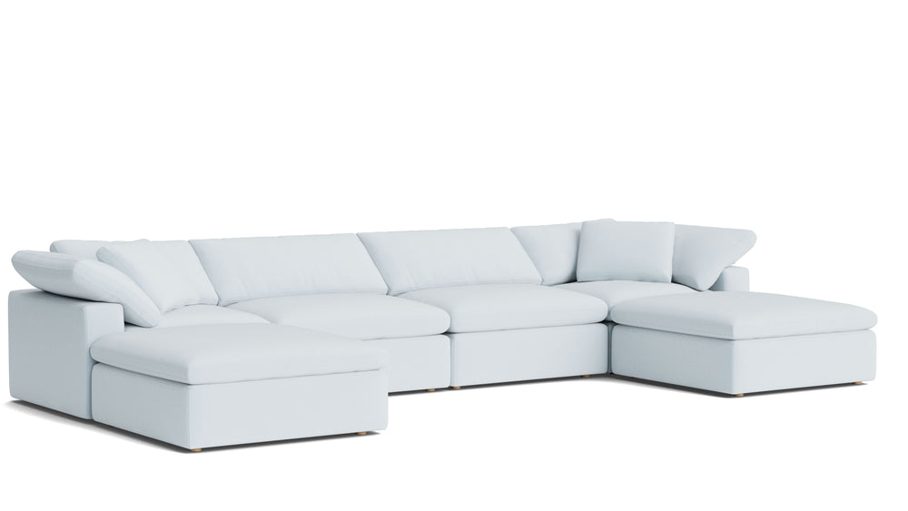 Movie Night™ Seccional modular en U de 6 piezas, grande, Brie