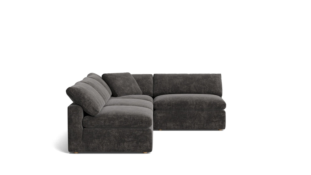 Movie Night™ Seccional modular de 4 piezas abierto, grande, trufa