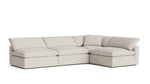 Movie Night™ Seccional modular abierto de 4 piezas, grande, Newport Stripe