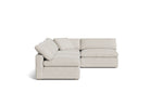 Movie Night™ Seccional modular abierto de 4 piezas, grande, Newport Stripe