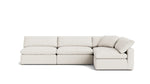 Movie Night™ seccional modular abierto de 4 piezas, grande, Brie