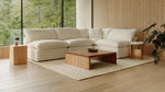 Movie Night™ Seccional modular de 4 piezas, abierto, grande, Sombra Oscura