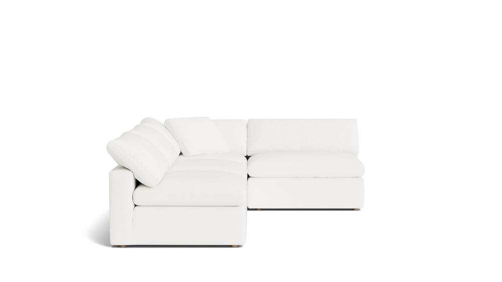 Movie Night™ seccional modular abierto de 4 piezas, grande, Brie