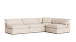 Movie Night™ Seccional modular abierto de 4 piezas, grande, Sunbeam