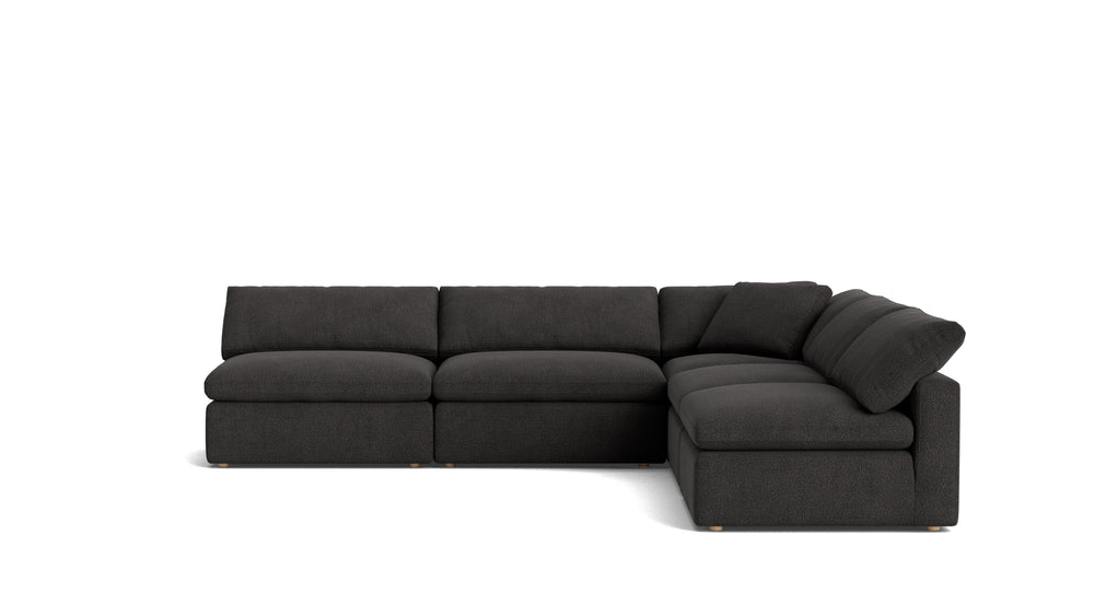 Movie Night™ Seccional modular abierto de 5 piezas, grande, Brie
