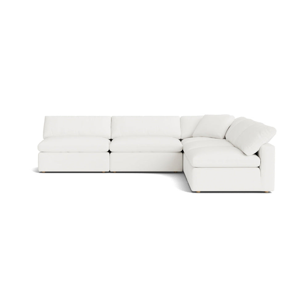 Movie Night™ Seccional modular abierto de 5 piezas, grande, Brie