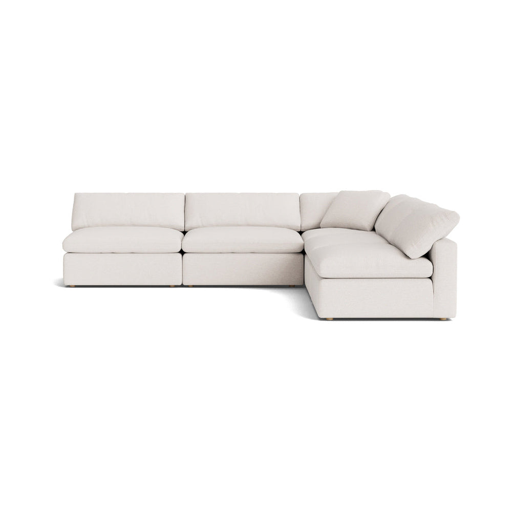 Movie Night™ Seccional modular abierto de 5 piezas, grande, Brie