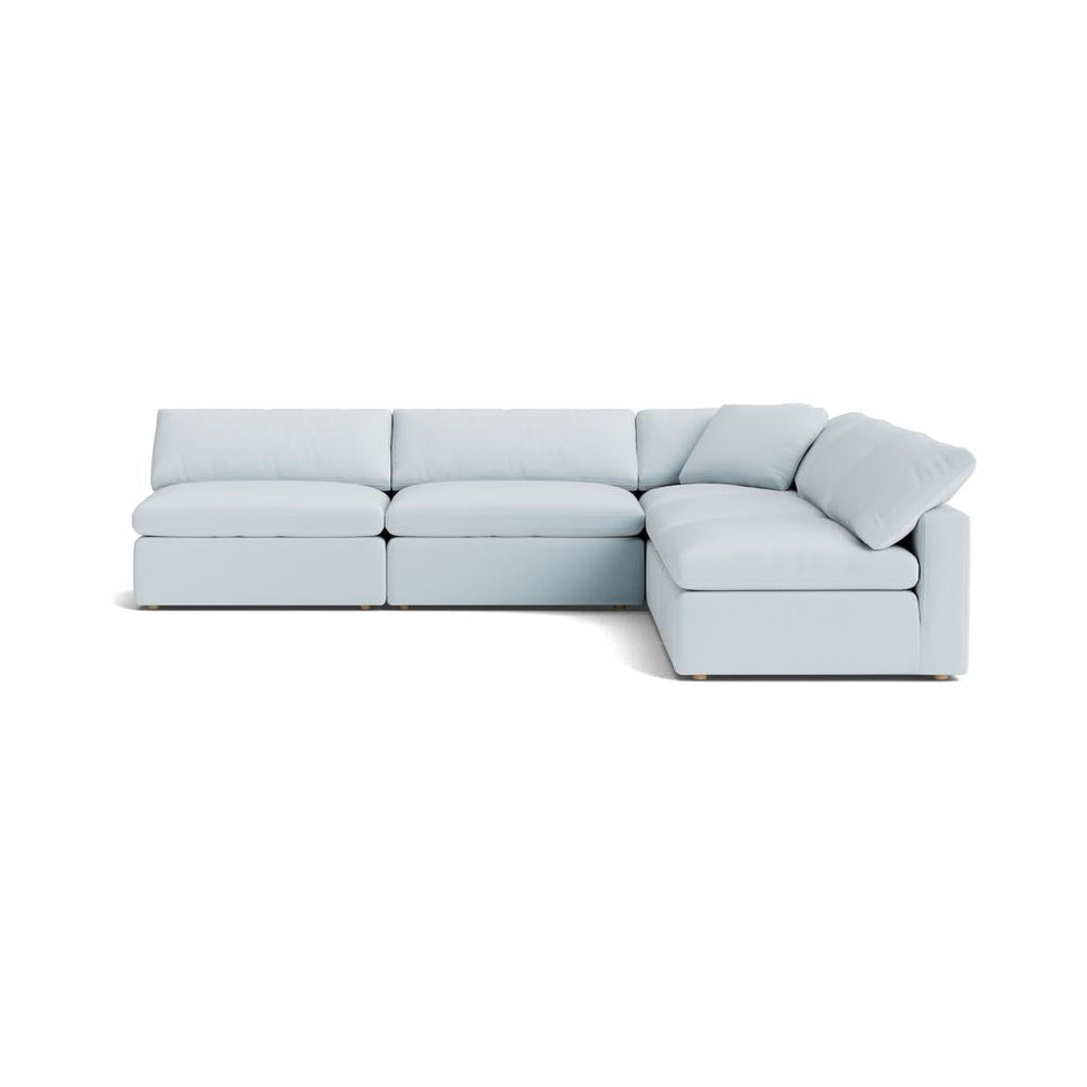 Movie Night™ Seccional modular abierto de 5 piezas, grande, Brie