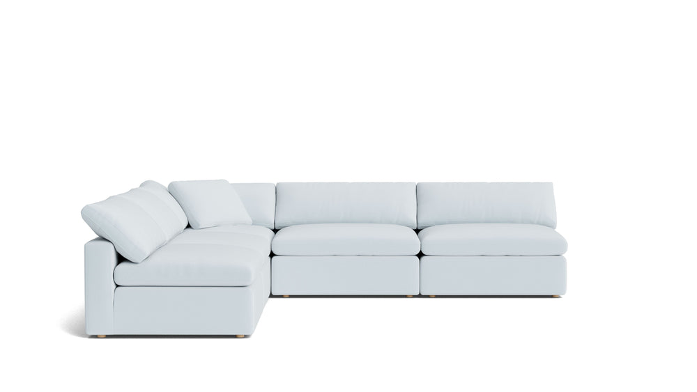 Movie Night™ Seccional modular abierto de 5 piezas, grande, Brie