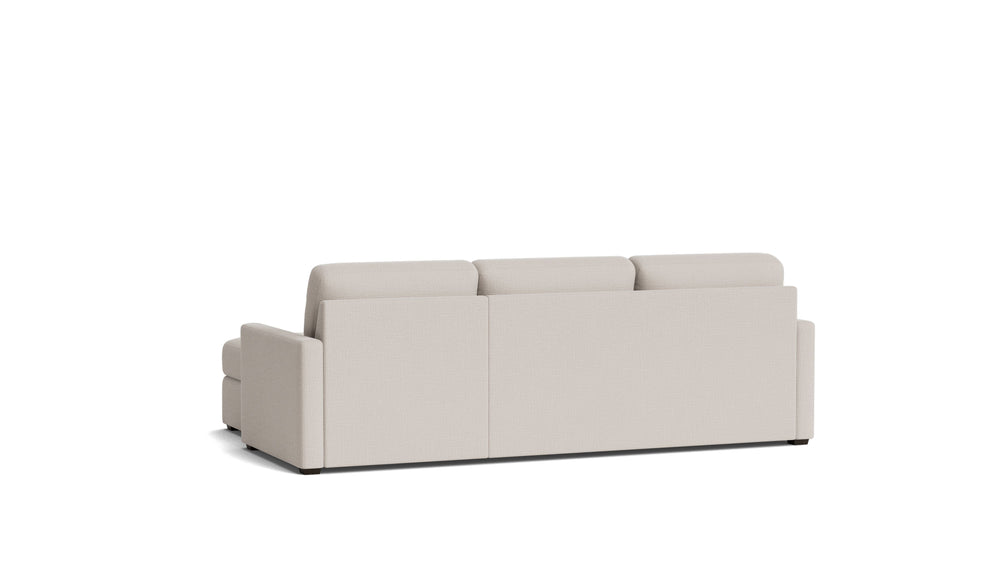 Seccional con sofá cama Sleep Over (izquierda o derecha), Full, arcilla