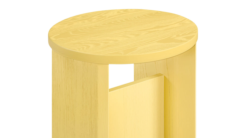 Taburete Field, Edición limitada, Amarillo limón