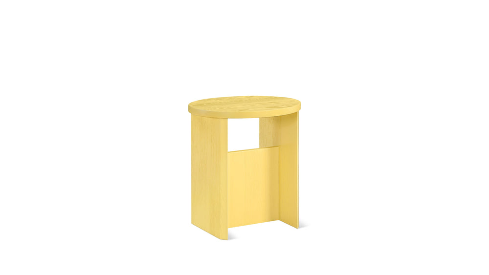 Taburete Field, Edición limitada, Amarillo limón