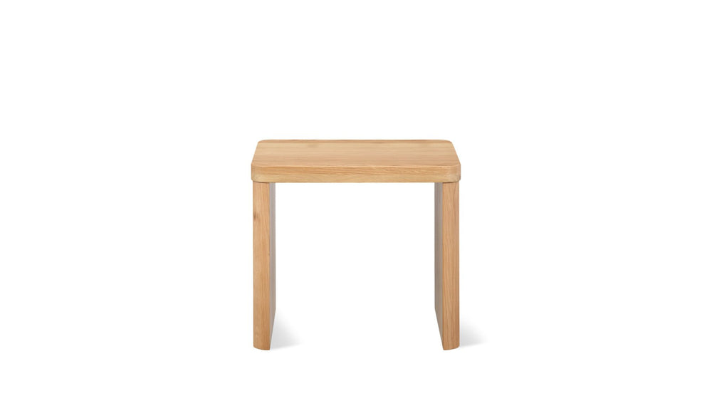 Mesa auxiliar Form, roble