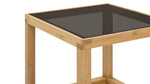Mesa auxiliar Glimpse, roble blanco