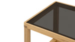 Mesa auxiliar Glimpse, roble blanco