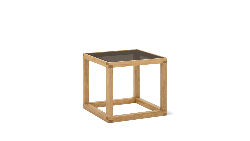 Mesa auxiliar Glimpse, roble blanco