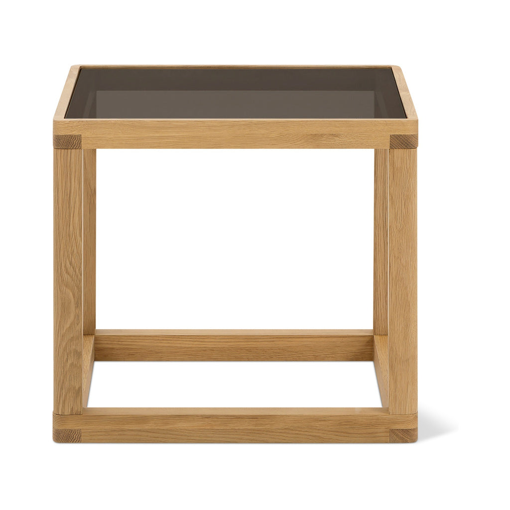 Mesa auxiliar Glimpse, roble blanco