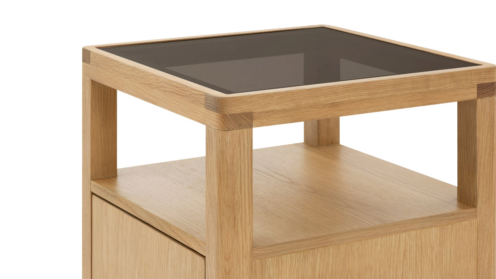 Glimpse Pedestal, roble blanco