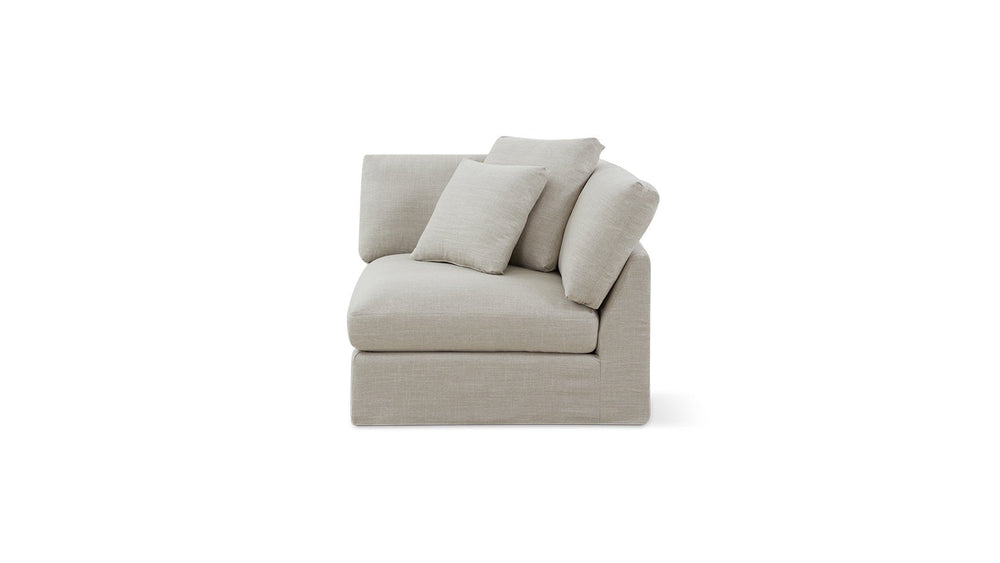 Funda - Get Together™ Corner Chair, Grande, Piedra clara (izquierda o derecha)