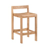 Taburete Plane, para mostrador, roble