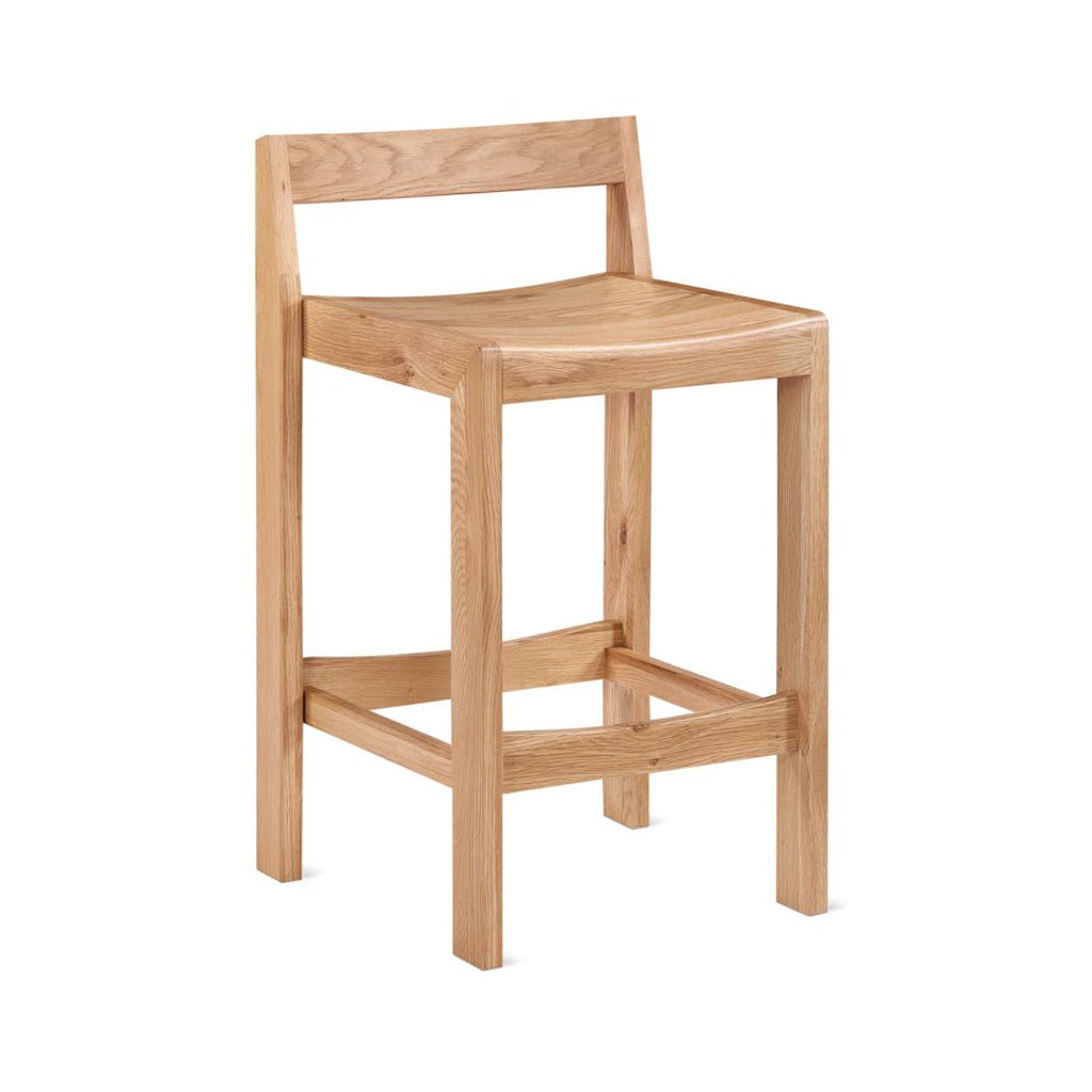 Taburete Plane, para mostrador, roble