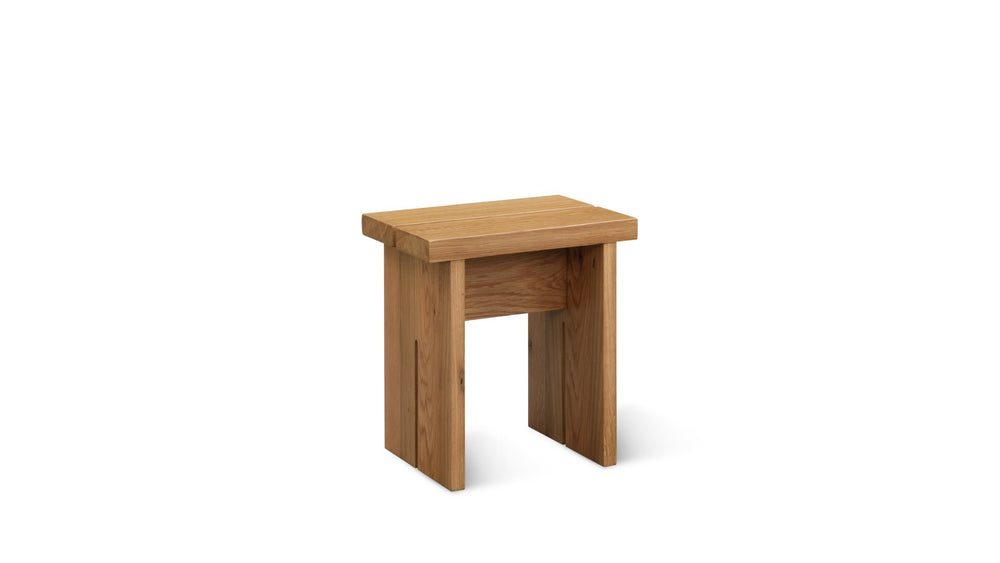 Taburete Plane, roble