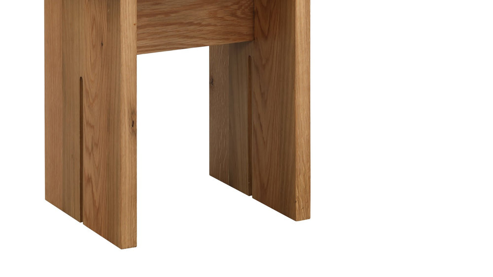 Taburete Plane, roble